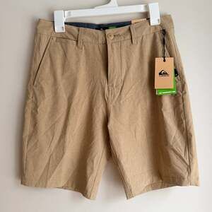 New Quiksilver Platypus Amphibian Shorts Mens 28 Swim Trunk Bottoms Yellow